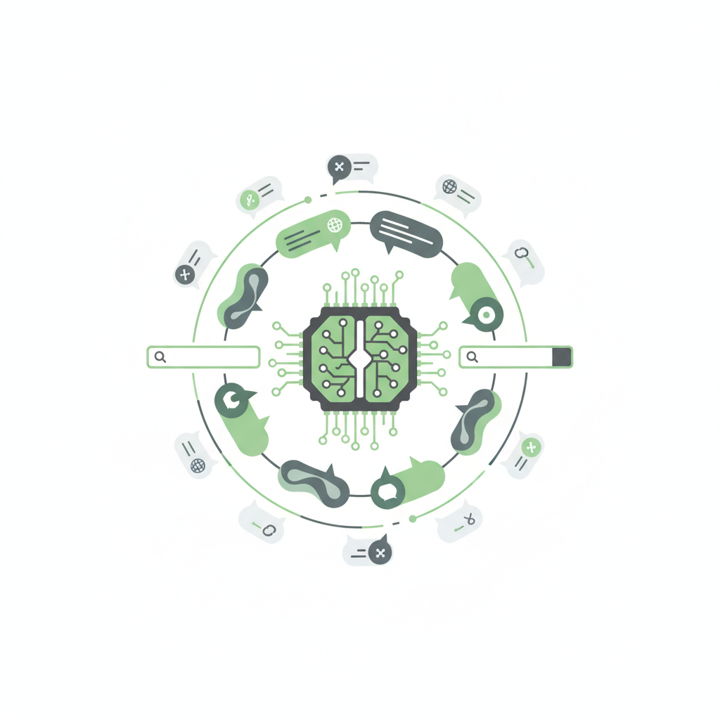 Illustration GEO - Generative Engine Optimization